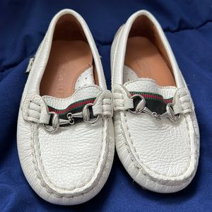 Venettini Toddler White Dress Shoes